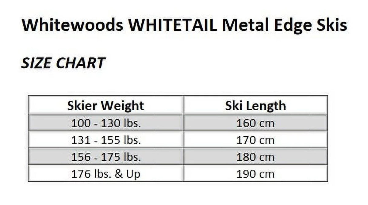 Adult Whitewoods Binding Edge Cross Rottefella Country Metal Skis, WHITETAIL NNN