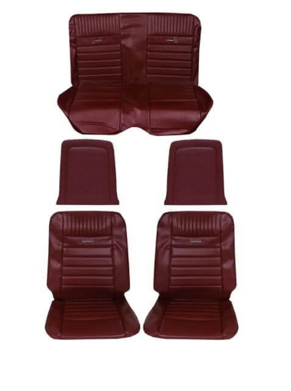 Upholstery Red Drake 66CV-P-FULL-DR - Pony Scott Dark 1966
