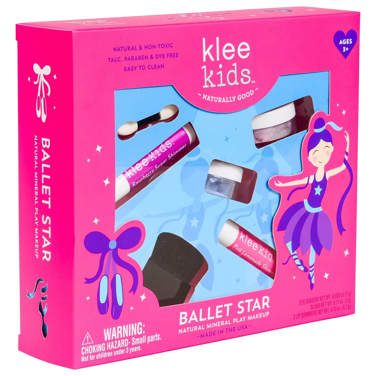 Kids Star Naturals Mineral Natural Kit, Makeup Ballet Klee Luna Star Piece 4