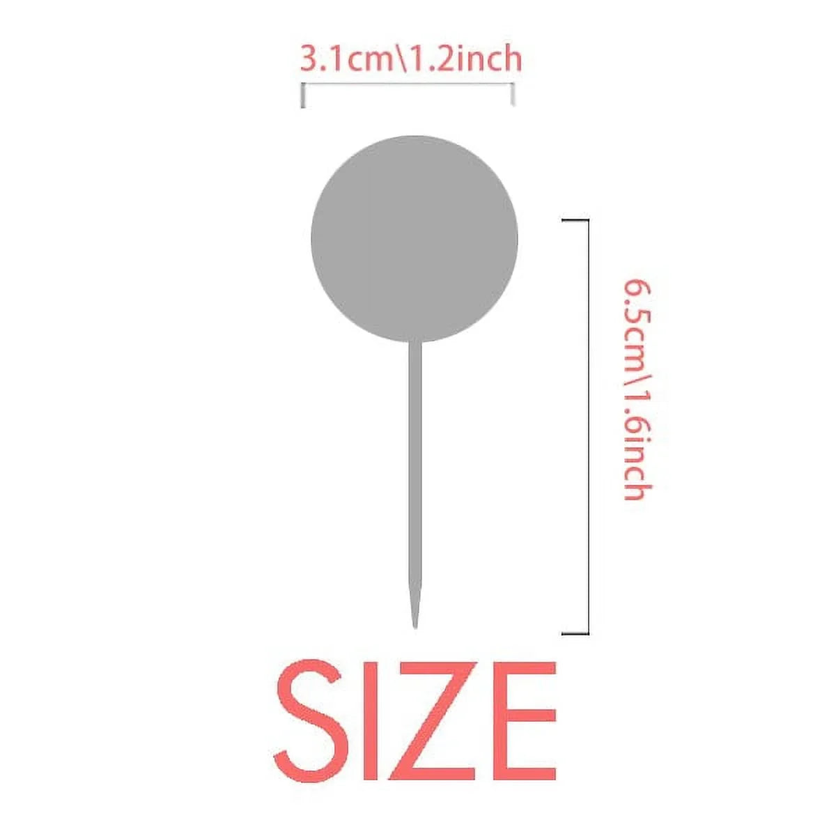 Round Decoration Sign Constellation Labels Flags Party Toothpick Zodiac Virgo