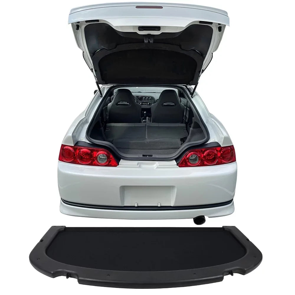 design Trunk Privacy Black OE Luggage with Cargo 02-06 Compatible Motorsports Acura RSX Cover Ikon