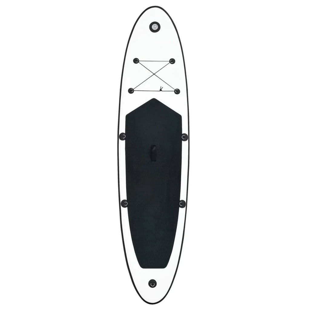 and Paddleboard Black ametoys White Inflatable Set