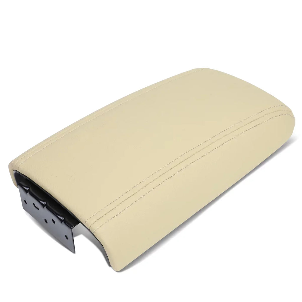 w/Latch Buick Envoy 2002-2009 Lid [Tan] Leather Assembly Motoring Center For 04 DNA GMC 08 Armrest 03 06 Trailblazer Chevy 07 05 Console Rainier ZTL-Y-0056