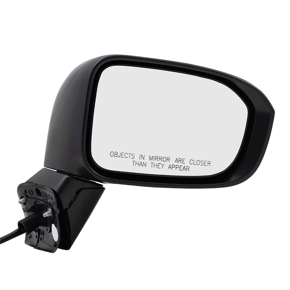 Replacement Honda To Brock Heat-Camera Match With Black Aftermarket Compatible Paint Without Passenger Right Civic Mirror 2014-2015 Power
