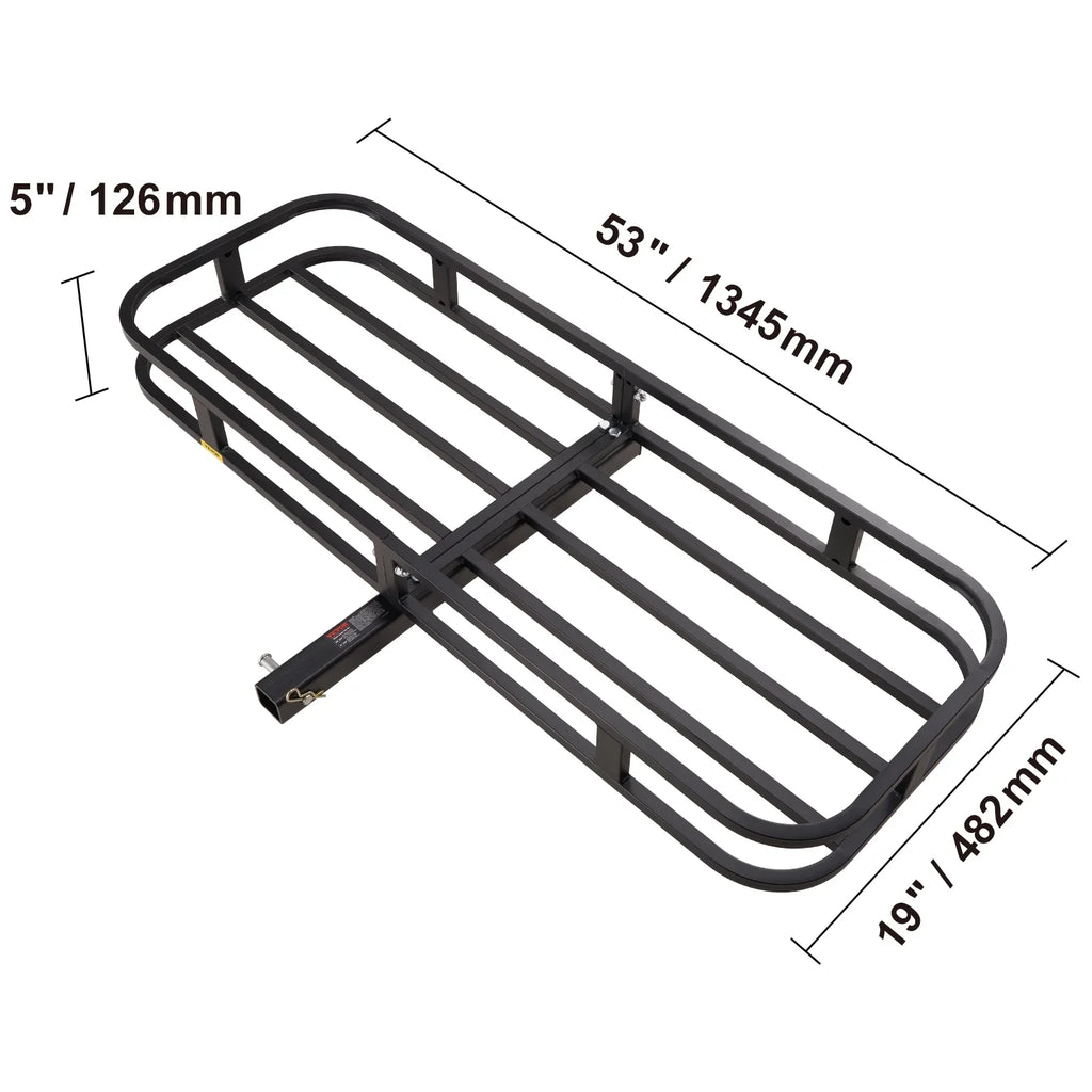 Net Fits 2" 500lb Mount Receiver Cargo Carrier in Hitch & BENTISM Cargo 53x19x5