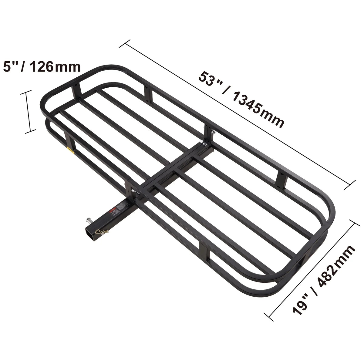 Net Fits 2" 500lb Mount Receiver Cargo Carrier in Hitch & BENTISM Cargo 53x19x5