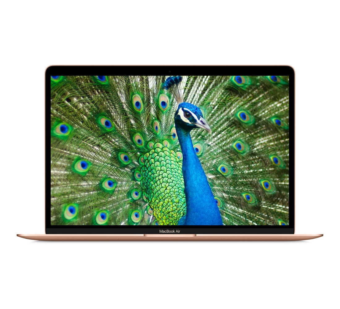 i7 RAM-Mac Quad (Retina, (Refurbished) (2020) Air Macbook 1.2GHZ OS 8GB Gold) & Core Laptop HD 256GB 13.3-inch