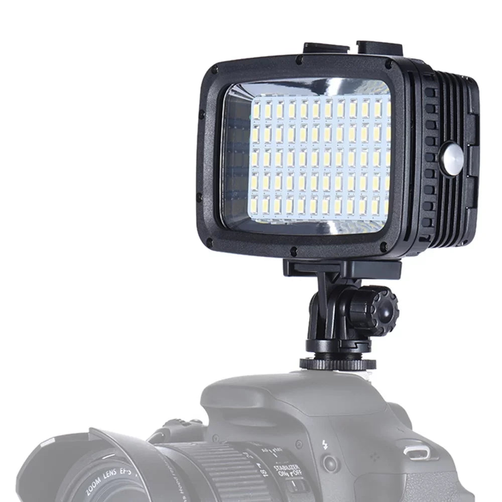 SJCAM 1800LM DSLR Andoer Ultra Lamp for 60pcs 3 Hot for Mount Waterproof 10 Cam & + Bright Photo Underwater * Yi Diving Fill-in 5500K w/ 40m Shoe Studio Video 3 Modes F