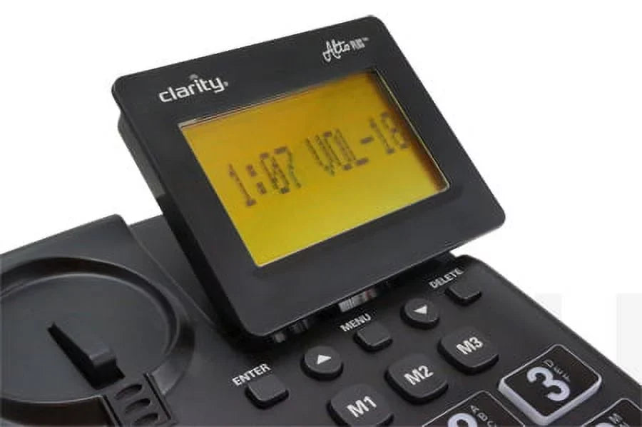 CID Black AltoPlus Button Clarity Speakerphone, Extra Loud Big