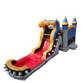 Inflatable Adults Grade JumpOrange House Rocker Kids Titan exterior Bounce Blower Commercial Splash with Slide with for liquid Pool and