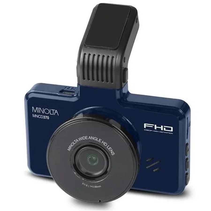 Dash Camera, MNCD370 3" 12MP Screen LCD HD Full Blue
