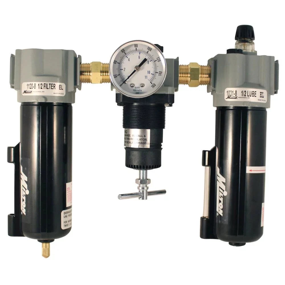 Frl Milton Regulator 1/2 Trio Lubricator Filter In. Npt