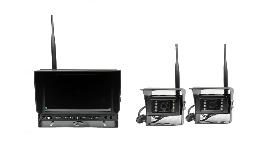for 7” and Camera Van VTC701AHD-Q2 Truck, System Monitor (2 and BOYO SUV Channel) with Backup Camera AHD Backup Vehicle Car,
