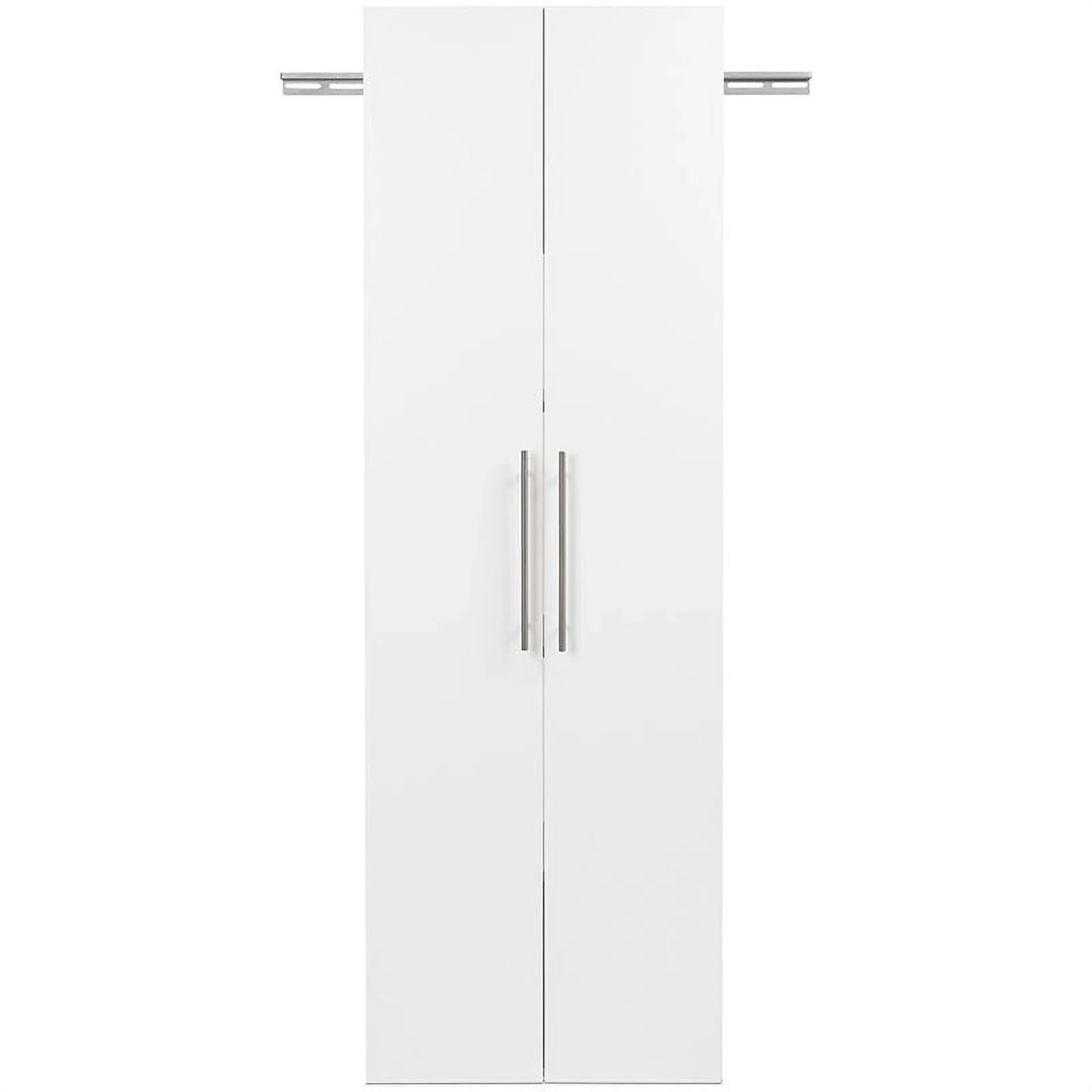 White Wall Cabinet Row Garage Mounted Piece Large Set 72" Pemberly in 3
