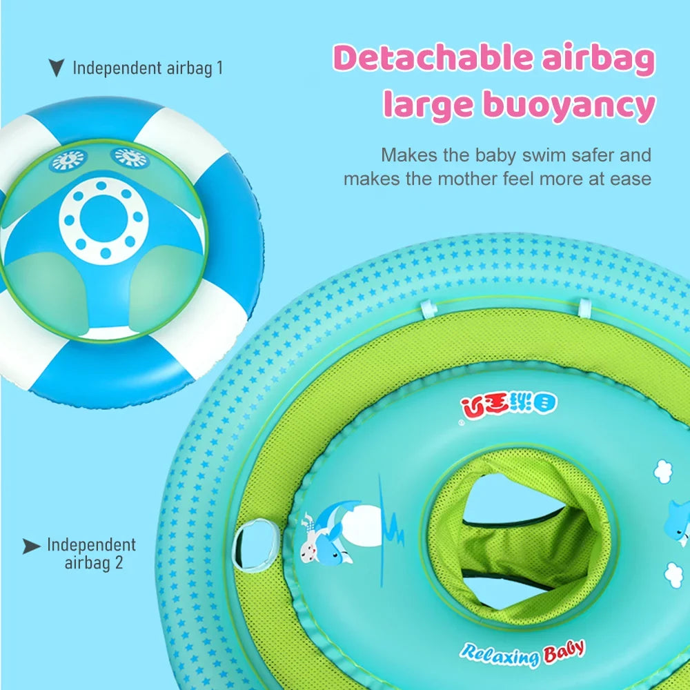 Boys 6-48 for Float Bottom Float Girls Seat Toddler Swim Float Inflatable Ring Pool with Detachable Float Months Pool Upper Swimming Float