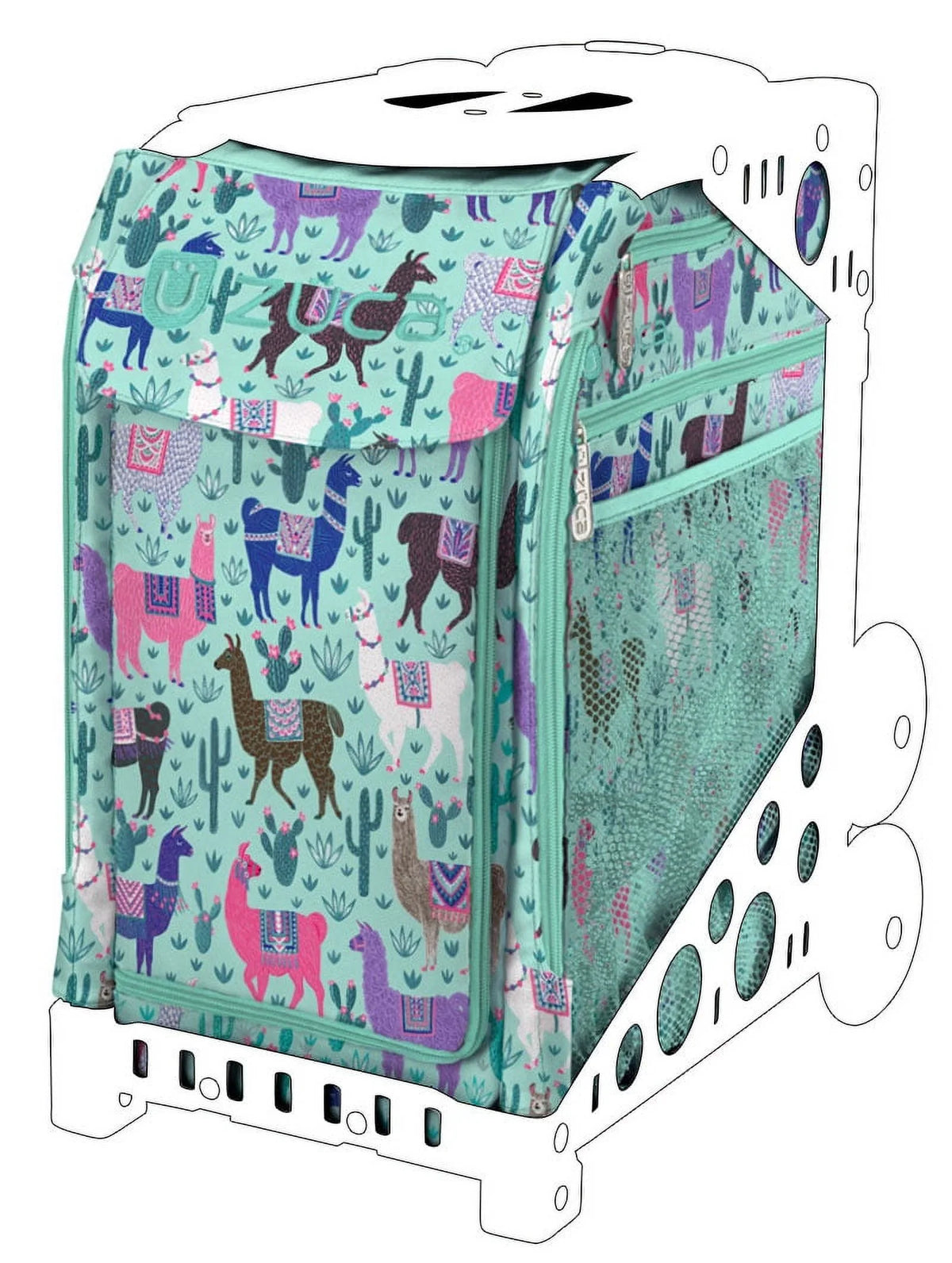 Pouches and Zuca 18" Rama Sport (Turquoise Utility - Llama Large with 2 Bag Frame) 1 Mini