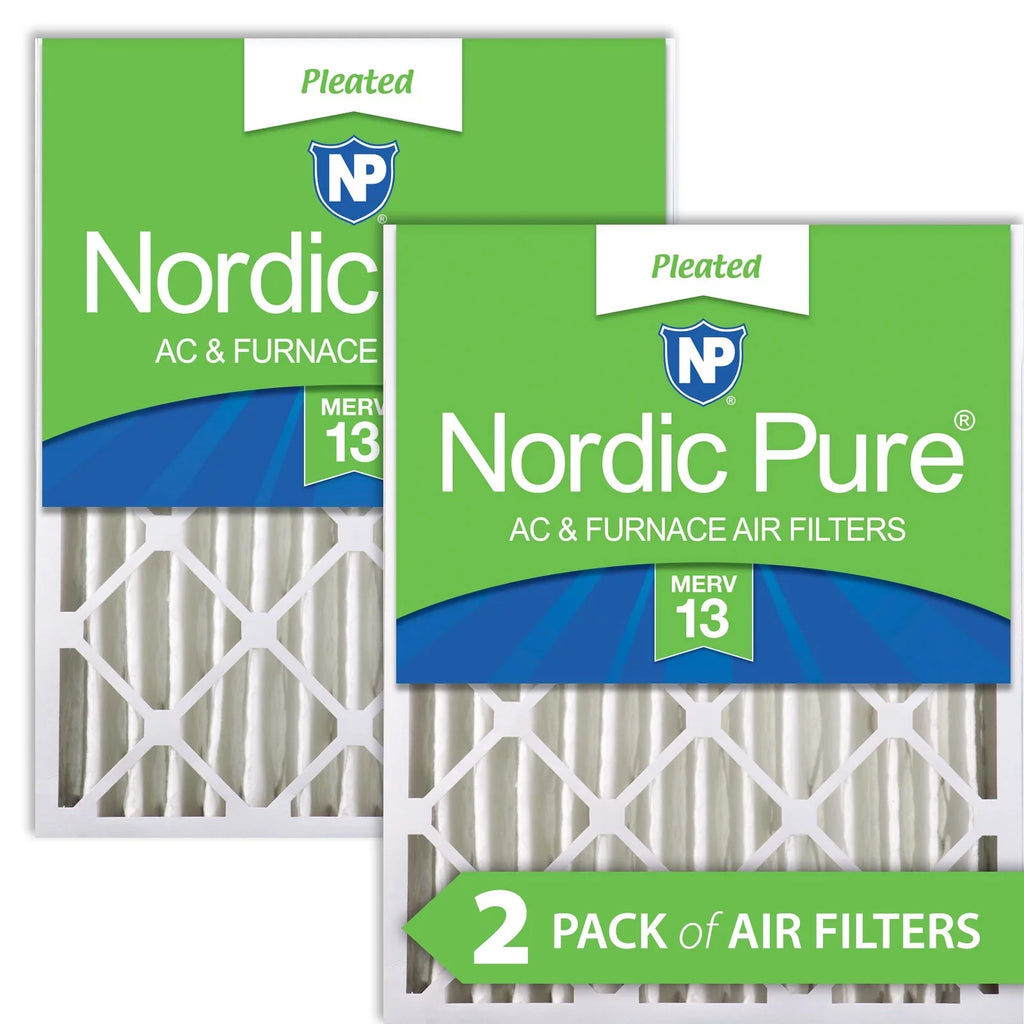 20x25x4 Pure 5/8) Pleated Pack Air 2 Nordic MERV (3 13 Filters