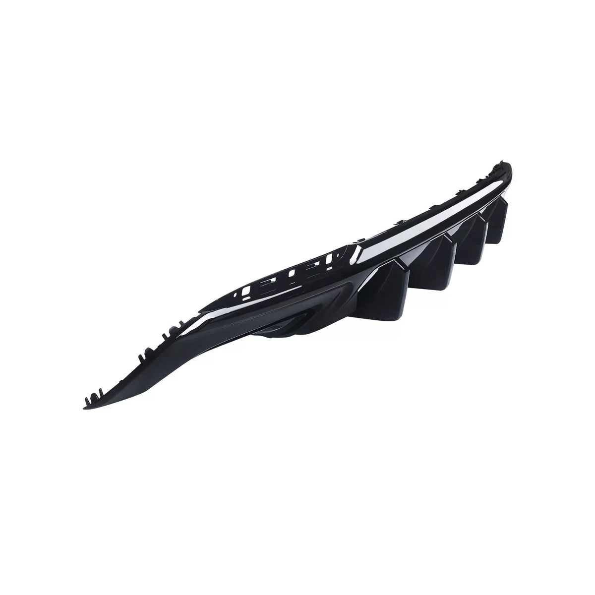 Lip 2015-2022 for Black NINTE Back Gloss Rear Exhaust Chrysler 300 SRT Diffuser Square