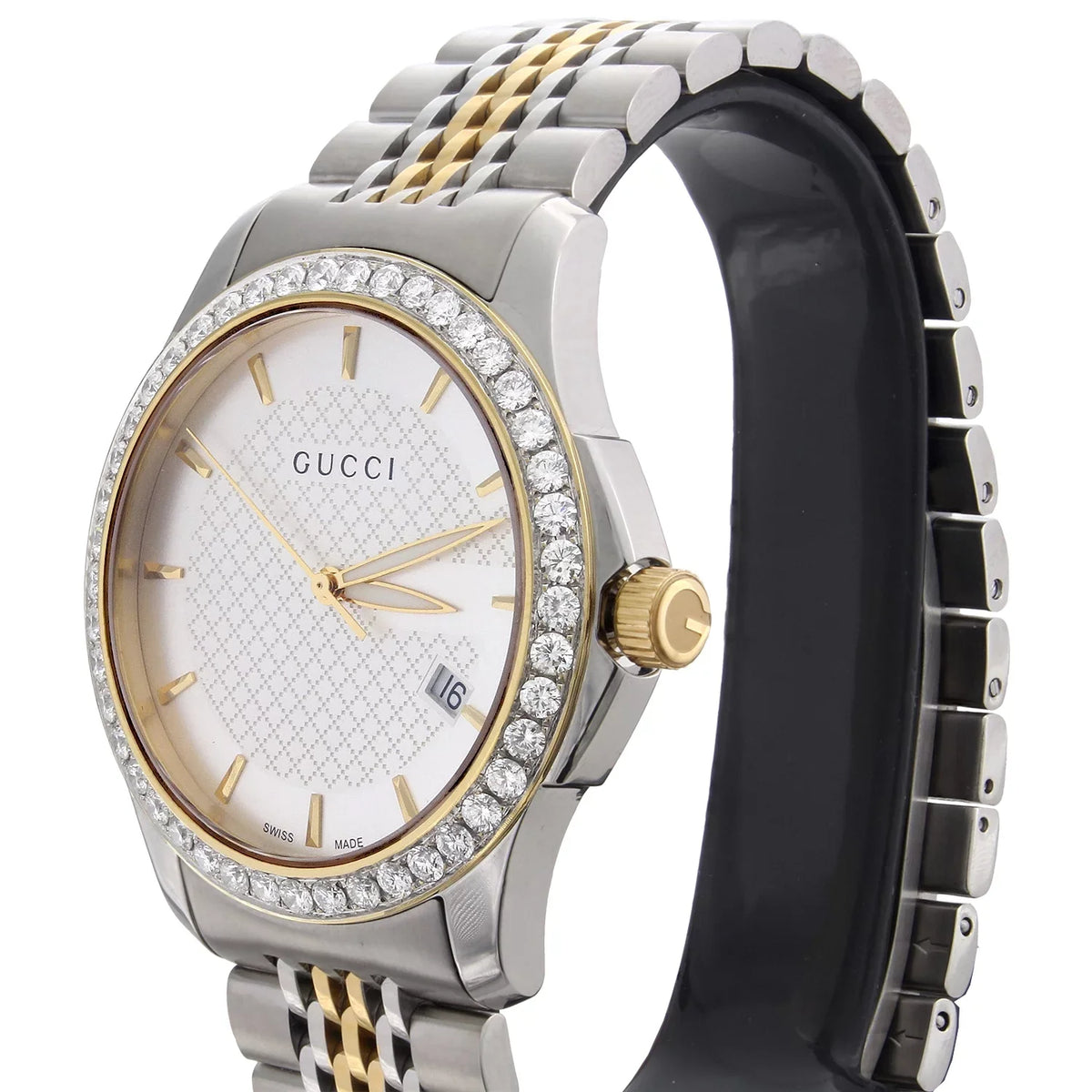 Watch Two Diamond 2 Ya126409 Tone CT. PVD Steel 38mm Yellow S. G-Timeless