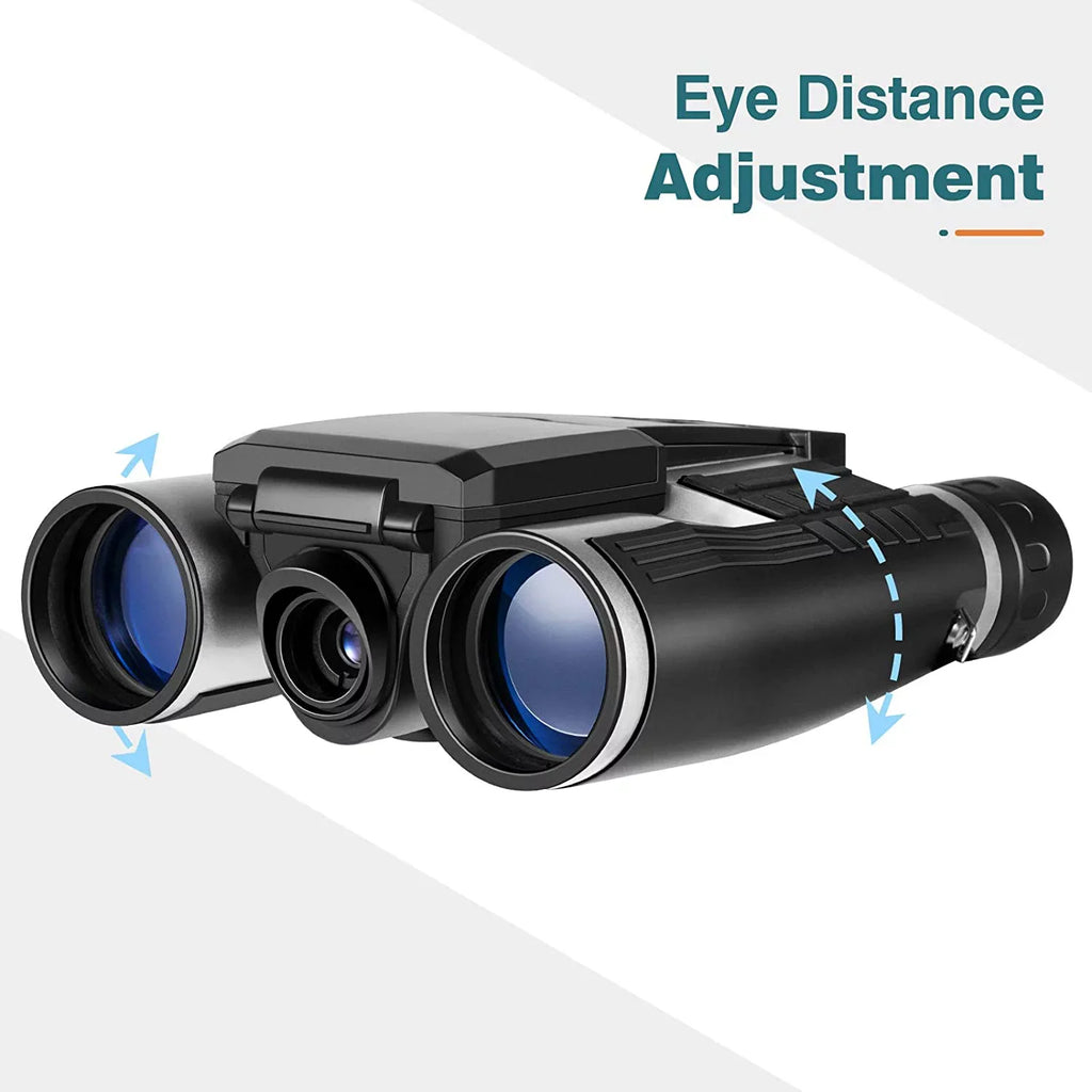 Camera 32GB 12X Watching for Video Binocular Photo with 5M Bird LCD Digital Football Zoom 2" Concert Camcorder Recorder Camonity Game