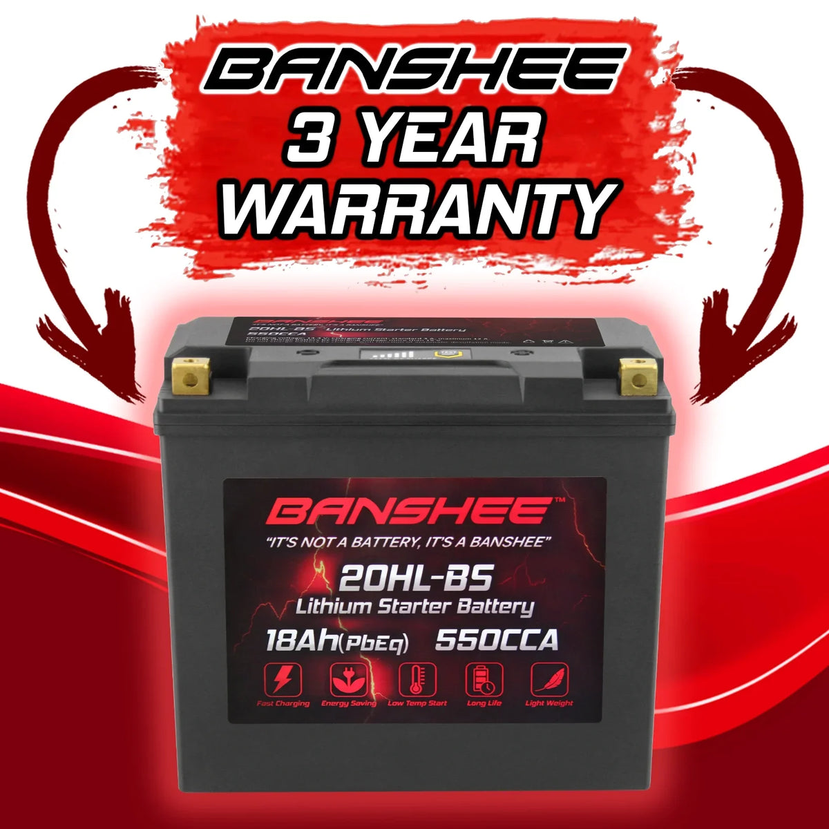 2016 Sea-Doo GTX to LiFePO4 Motorsports iS Limited Banshee 20L-BS Compatible 260 with Battery 2016