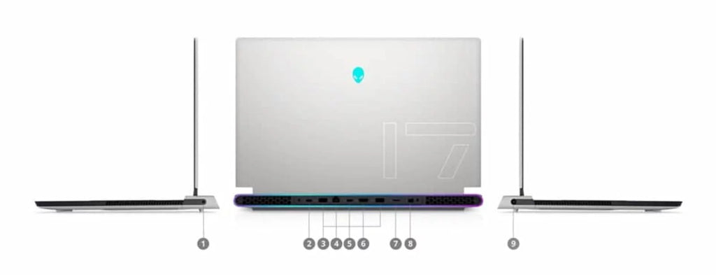 Cores 64GB i7 Core - Gaming 10GB 1TB GHz 17.3" 8 SSD (2021) 3080 GDDR6X FHD Alienware RTX - CPU Restored 4.6 X17 (Refurbished) RAM Laptop R1 - 11th - Gen @ -