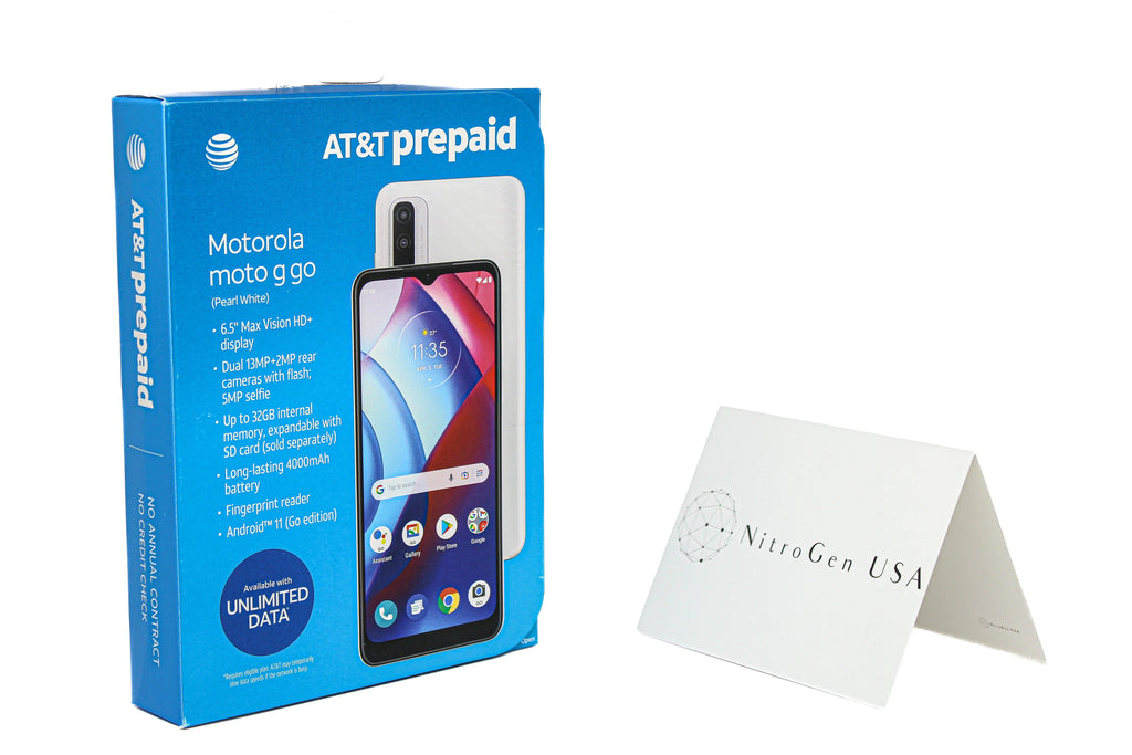 XT2163-7 - Go Smartphone 6.5" White- 32GB/2GB 4G Android Moto Motorola G