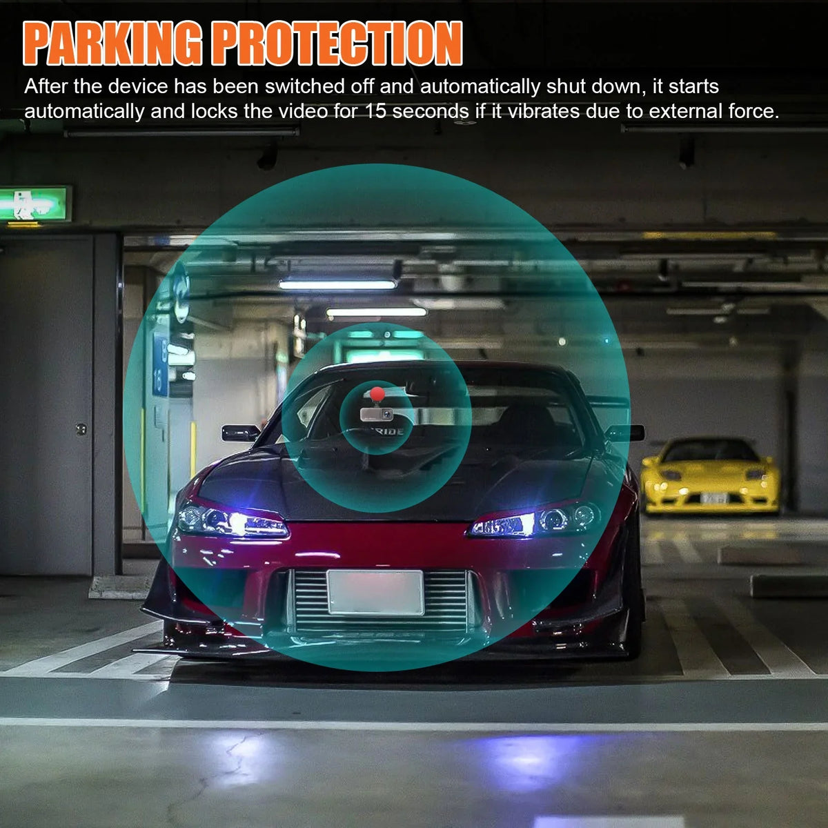 Camera Parking WDR, G-Sensor, Dash Dash Monitoring, Detection, Dashboard Rear and 170° Black Dual Cars, Display, with 1080P 3.16inch Camera Cam, Dual Wide Recorder for Angle Motion TSV Front