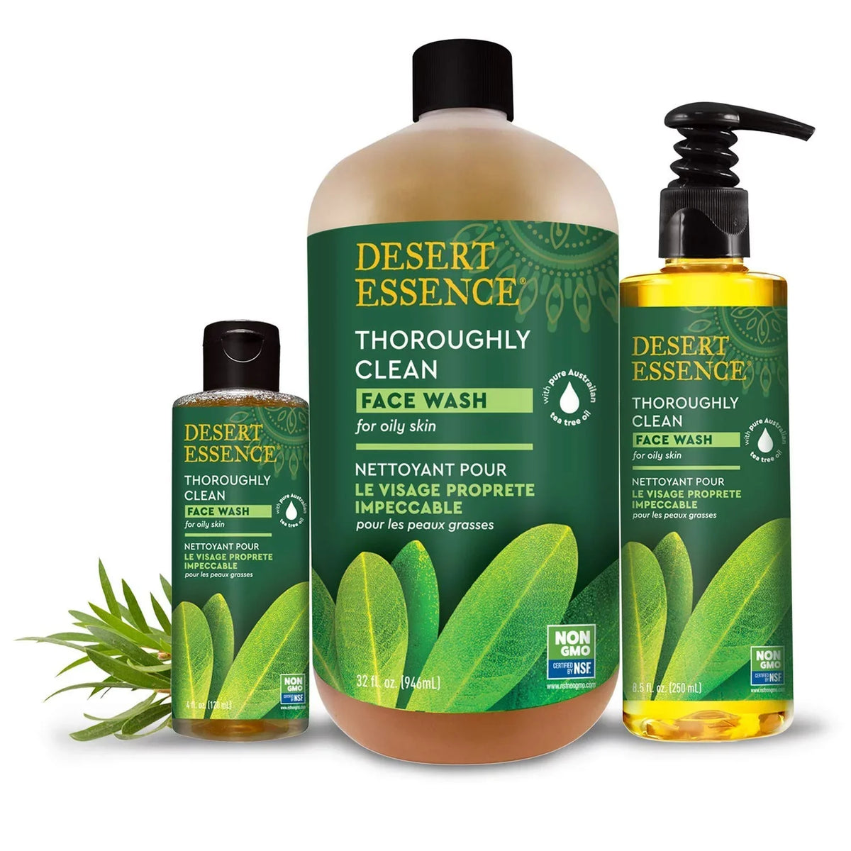 Revitalized, Gently Castile Tea Oil Tree, For Skin Smooth Face 32oz - Soap with Cleansing Clean Desert Radiant, Coconut - Oil Deep Impurities Wash Original Removes Thoroughly & Formula & Essence