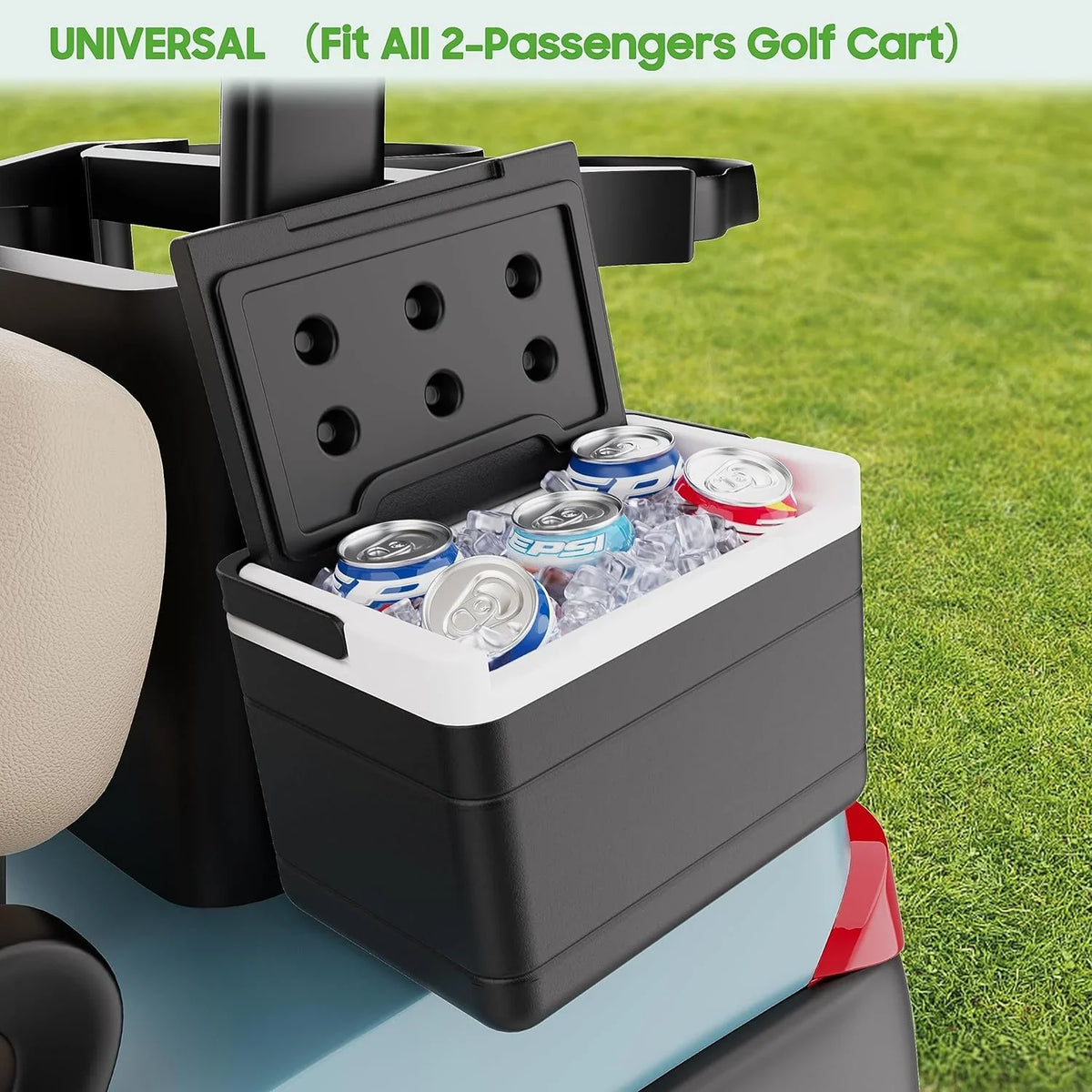 Golf with 102588101 Car Chest 103886801 Cart 10L0L Kit 48H Mounting Golf Cooling Universal Bracket for Yamaha, Fits Caddy EZGO,Club Cooler Ice Cart and Portable