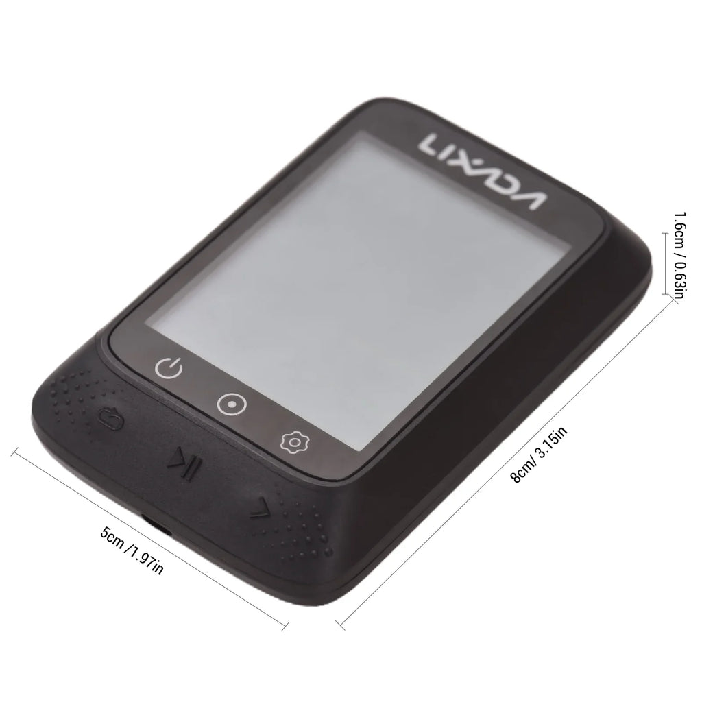 Strava Computer Wireless Bike ANT+ Altitude Computer Sensor Lixada Waterproof GPS 2.3in Gradient