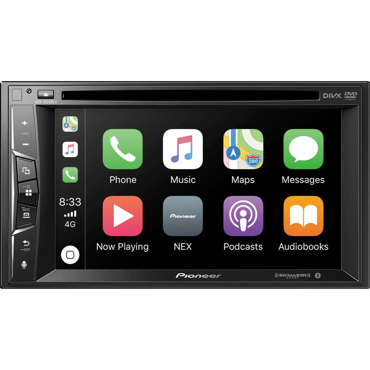 Receiver AVH1550NEX DVD Pioneer 6.2 inch Multimedia