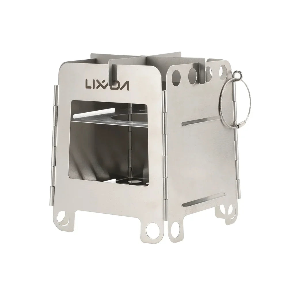 Stainless Stove Steel Stove Lixada Stove Stove Wood exterior Wood Portable Pocket Stove Stainless Stove,Pocket Wood Steel Wood exterior Steel Pocket Wood Stove Pocket Picnic exterior Stove Stove