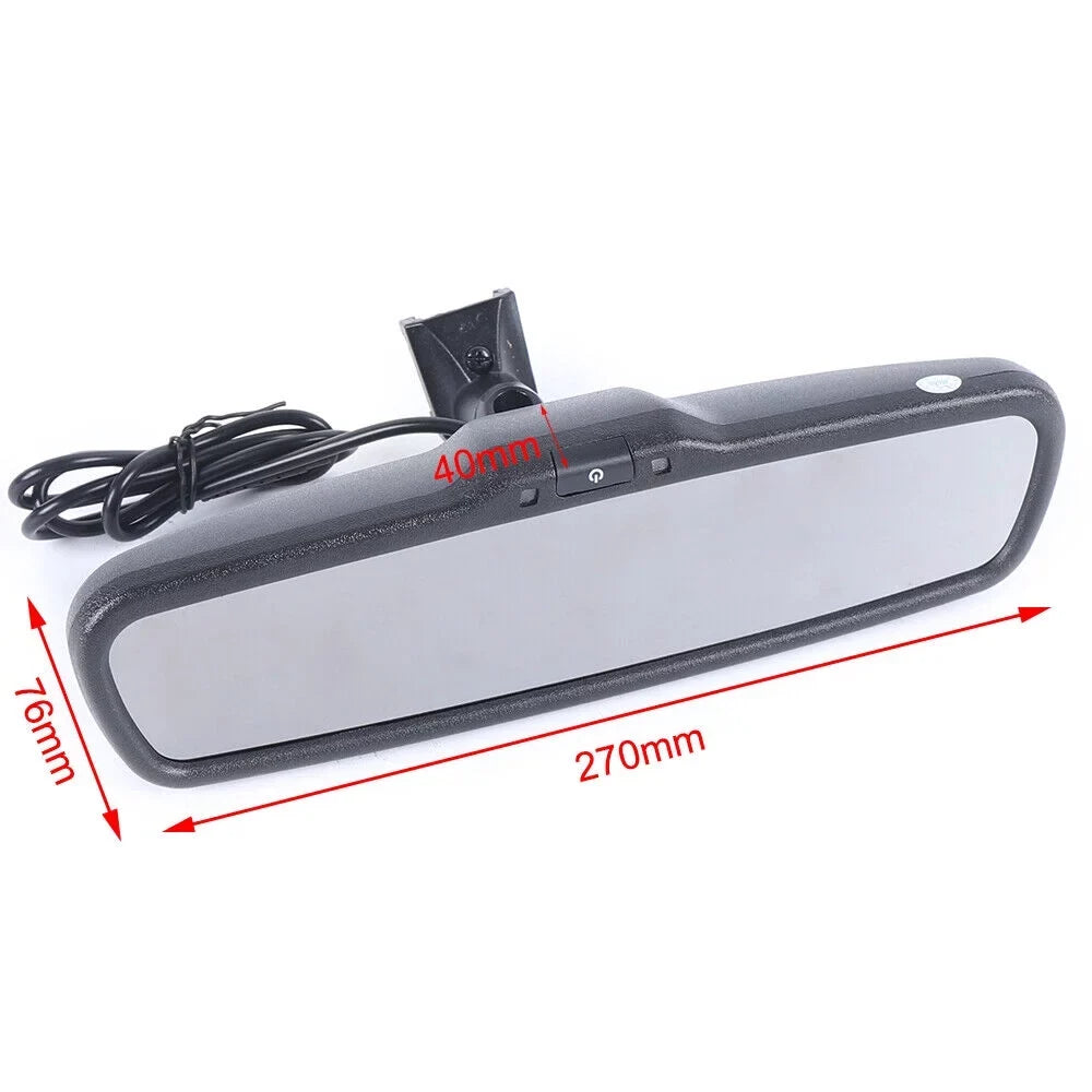 View Bracket Rear Resolution for System Mirror Camera Car Kit Backup SHZICMY HD 4.3" 800*480 with Monitor LCD