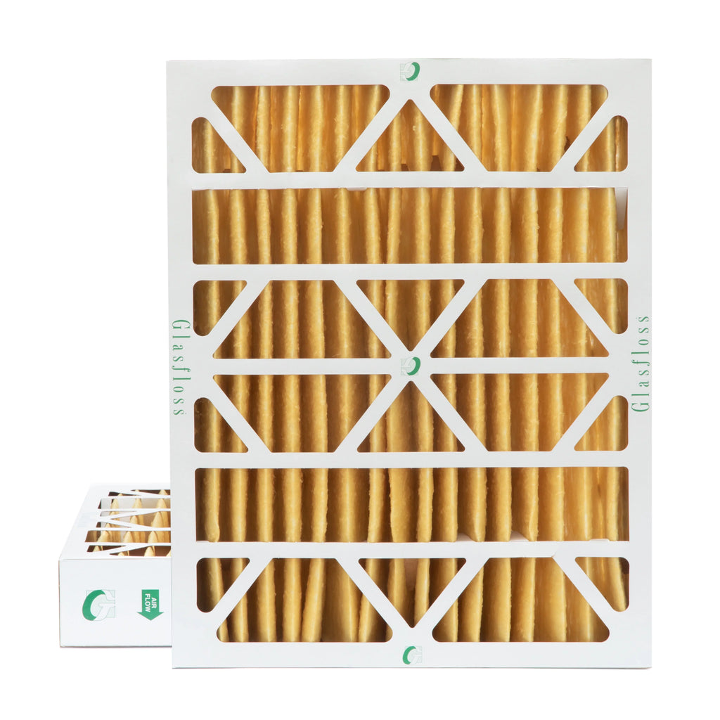 Actual 15-1/2 4" Air 2 dimension: Inch 3-3/4 Filters by x Pleated MERV x 19-1/2 Pack of 11 Glasfloss. 16x20x4
