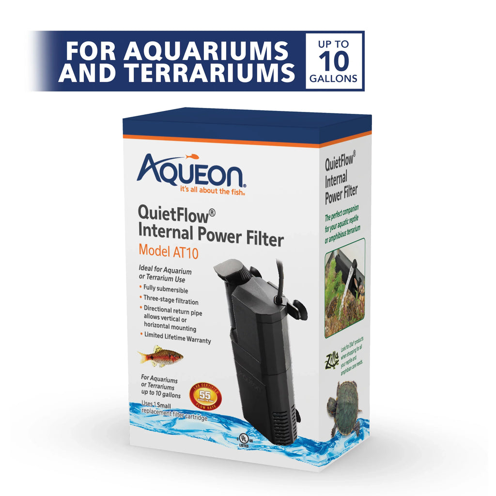 Aquarium Aqueon Gallons Internal AT10 Filter, Submersible