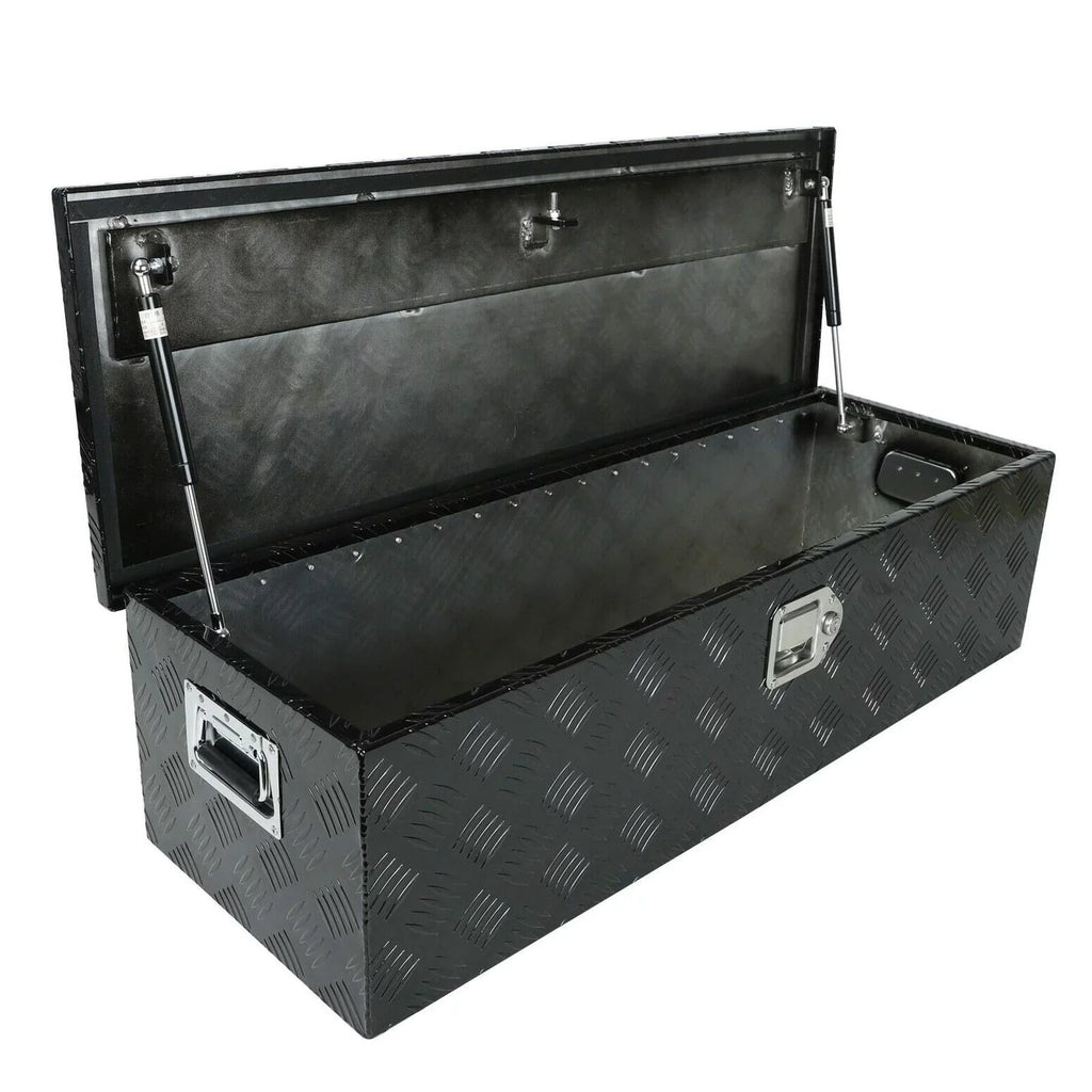 Storage Aluminum, Truck Lock x Keys, 13 Heavy 39 Pick 10 Up Confote Black Truck Box Waterproof, Duty Tool Bed Trailer Inches x and