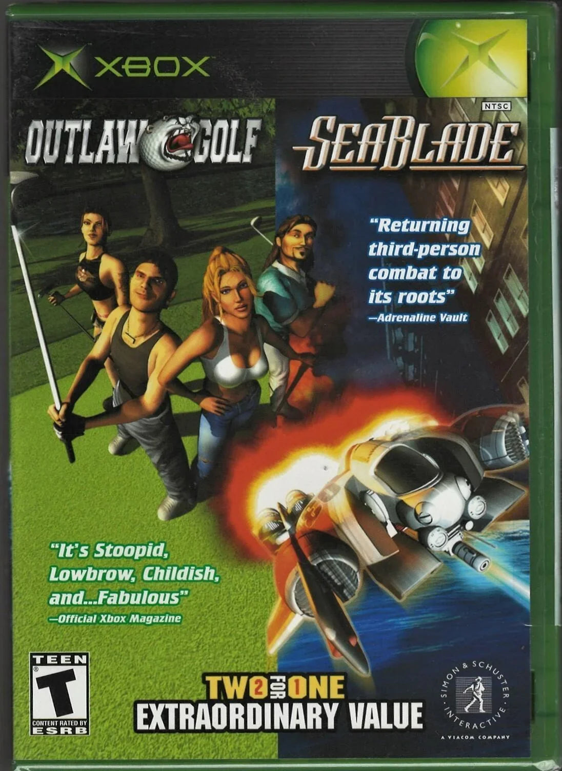 Version) Xbox New US / 2-In-1 Outlaw Seablade (Brand Sealed Factory Golf