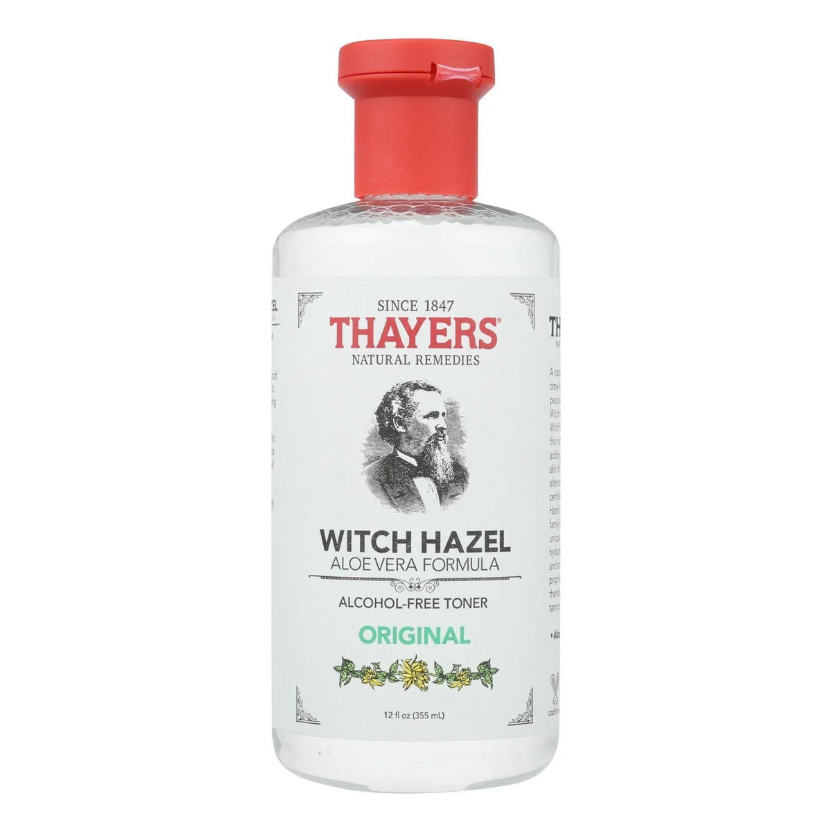 oz Witch Vera Original Aloe - with Free Hazel Alcohol fl Thayers 12