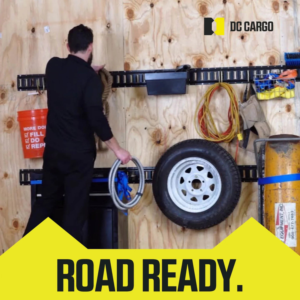 Steel Minimum Cargo for Long Enclosed Trucks 25 in Trailers ONLY 89-104 7-1/2 | Tie-Down PACK Inches Load and Bar feet Semi Lock