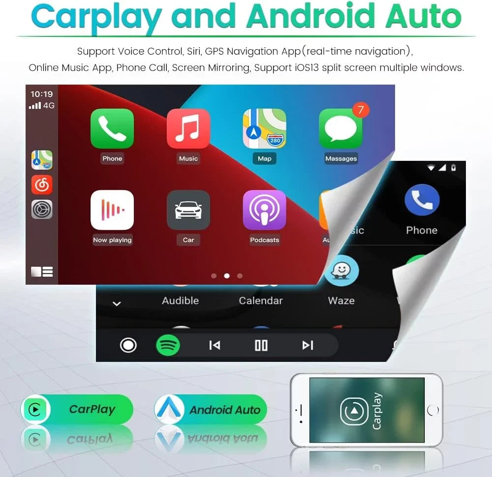 Toyota Carplay + RX330 Android Car RX350 Lexus SWC/Wired GPS/FM/WiFi/USB, RX400H for Lexus 32GB RX300 Car Radio Harrier 2GB 12 with Auto Support 2003-2009,Android Stereo