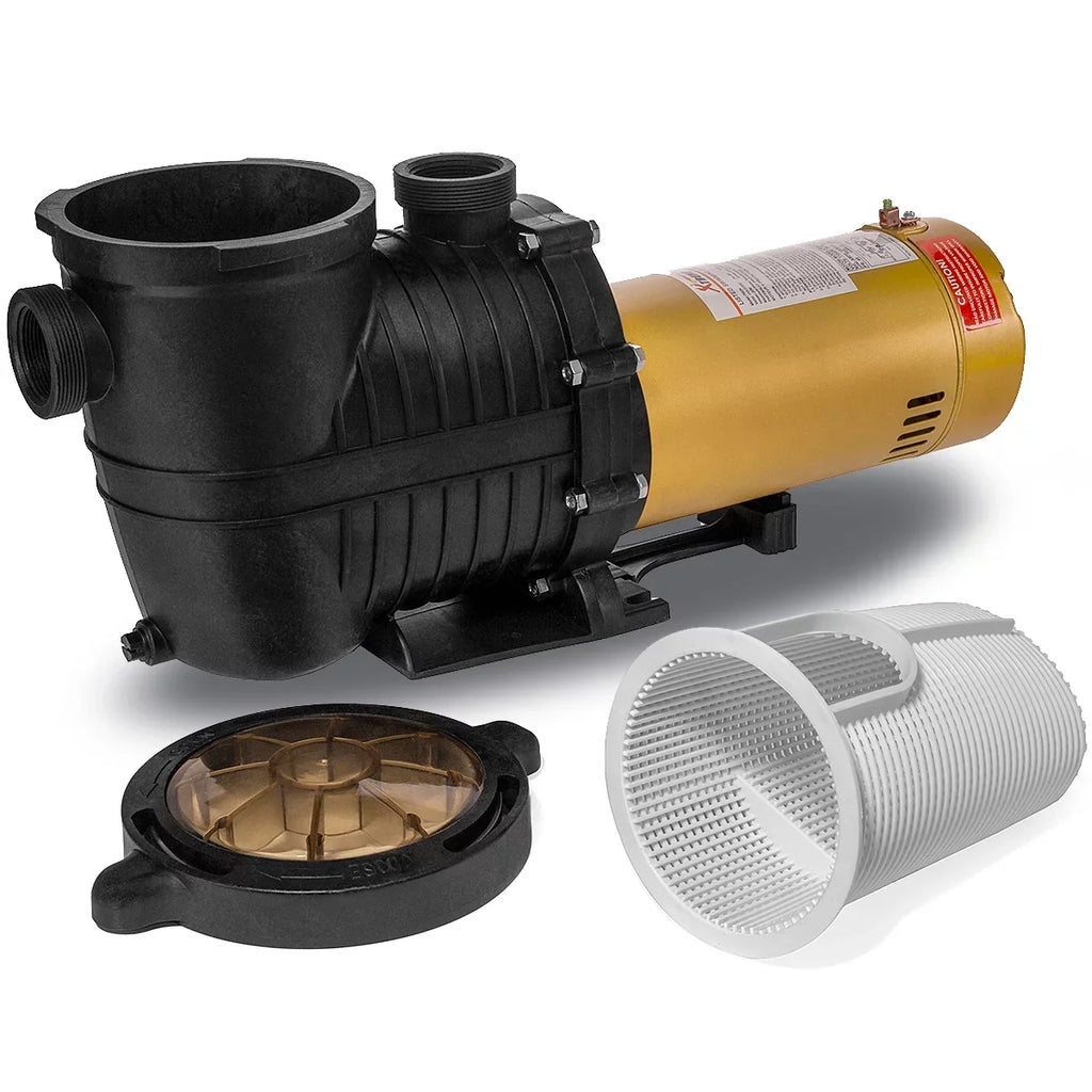 Pump InGround Swimming Strainer XtremepowerUS Pool 230v Flo 1.5HP with 5280GPH Basket High Pump