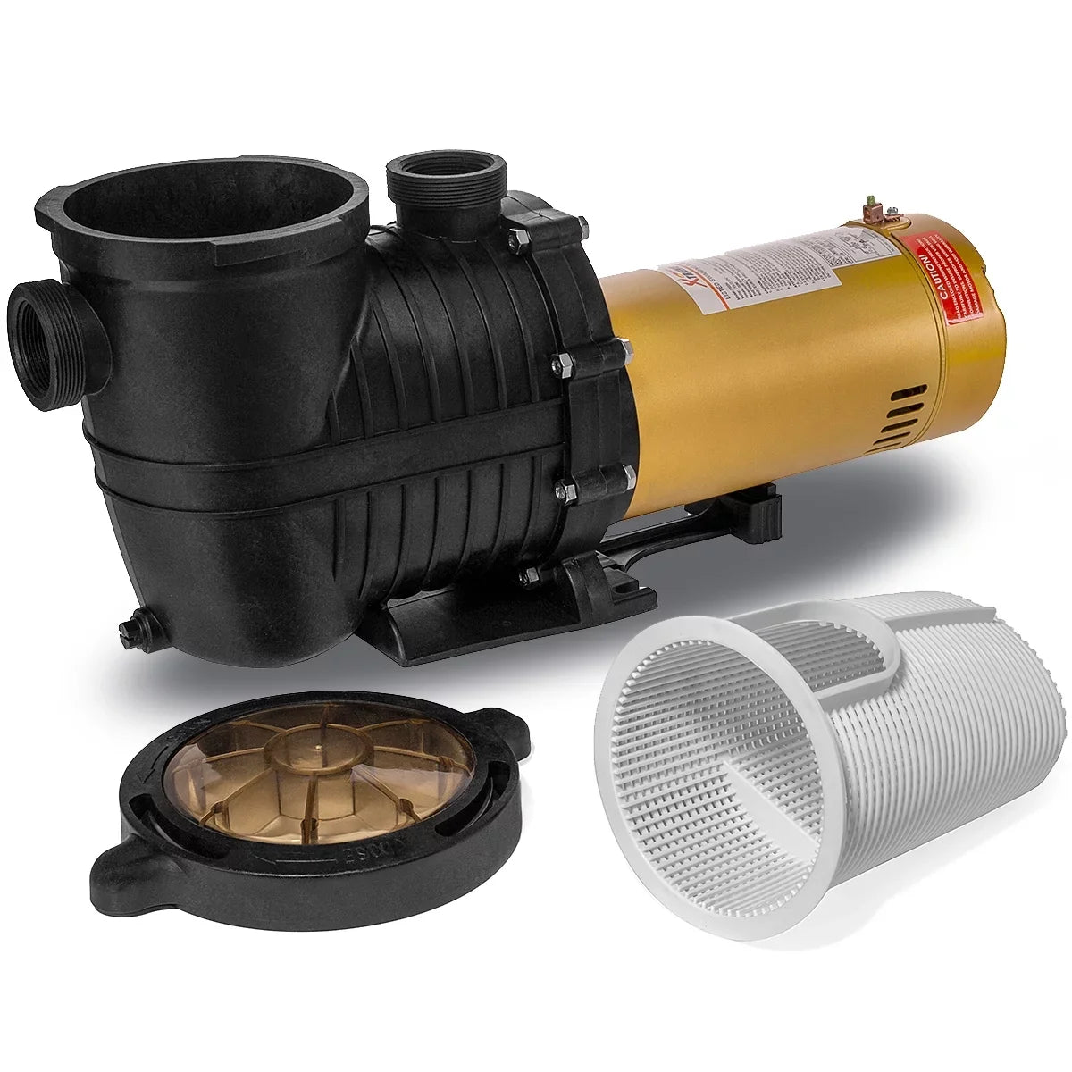 Pump InGround Swimming Strainer XtremepowerUS Pool 230v Flo 1.5HP with 5280GPH Basket High Pump