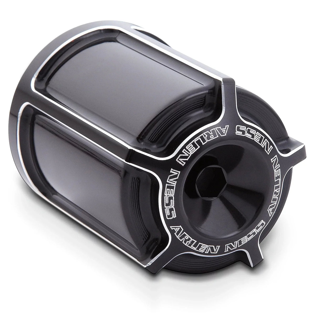 Arlen Billet Re-Usable (03-463) Beveled Ness Oil Black Filter