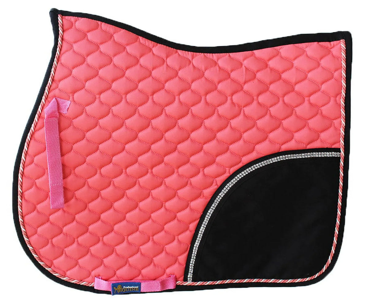 Show SADDLE Trail PAD Purpose Quilted Contoured Horse ENGLISH All 72F30