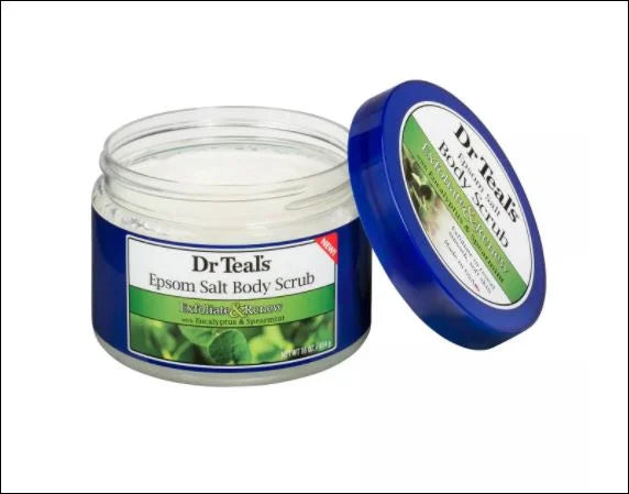 16 Scrub, of Body Exfoliate Salt Teal's Epsom & Dr 3) & Eucalyptus Spearmint Renew oz (Pack