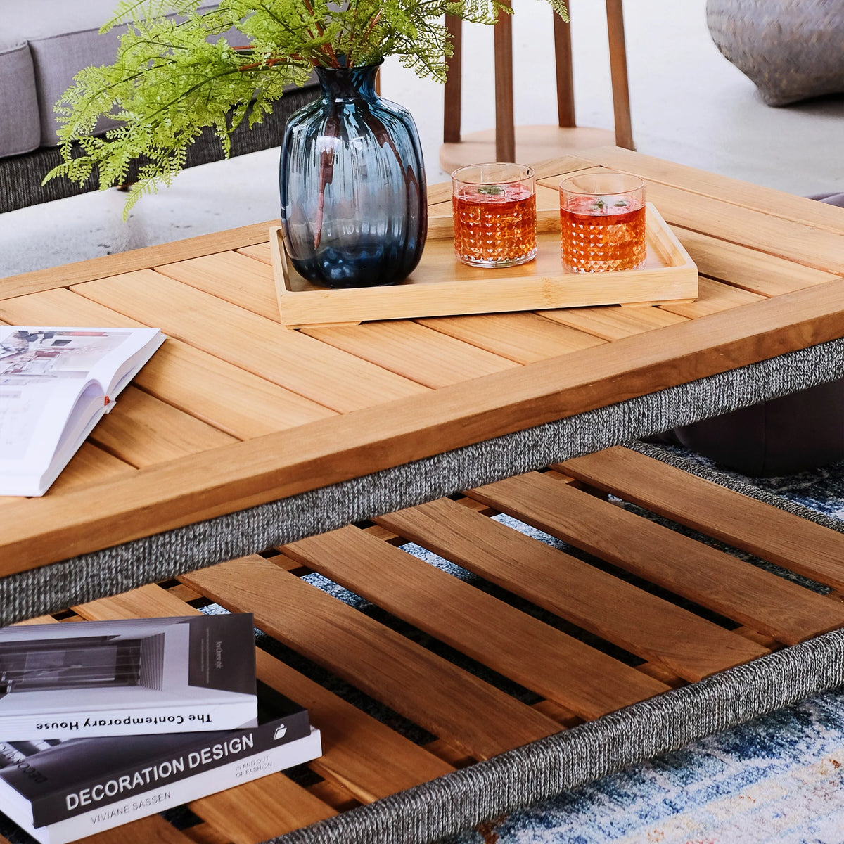 Casual Nassau Cambridge Patio Table Coffee Teak