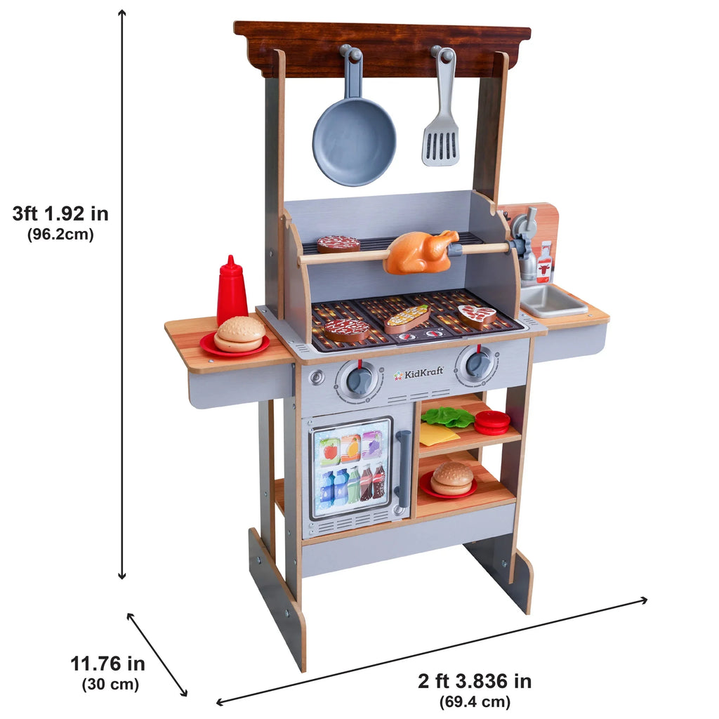 Food KidKraft Wooden with liquid-Reveal & & Grill Reveal Spin 21 Play Accessories Kitchen &