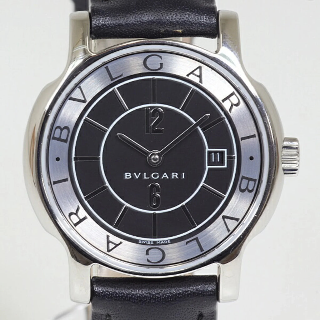 (Good) Solotempo Watch Quartz Steel Women's ST29S Stainless Bvlgari Pre-Owned