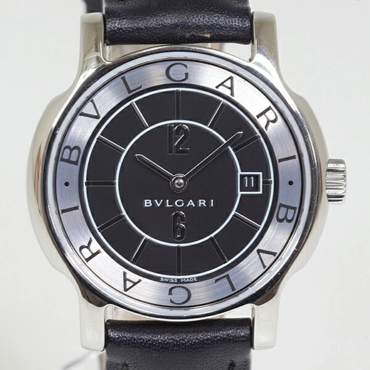 (Good) Solotempo Watch Quartz Steel Women's ST29S Stainless Bvlgari Pre-Owned